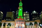 Building, Brisbane, 1080P, Brisbane City Hall, Night, City Hall ...