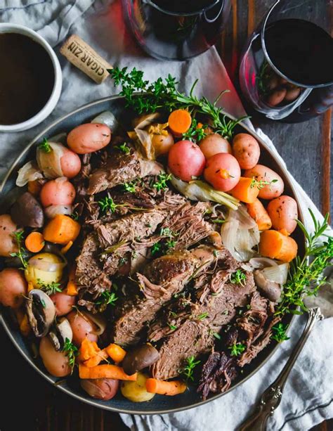 Instant Pot Venison Roast With A Red Wine Balsamic Herb Sauce