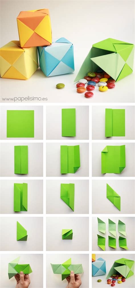 Caja De Papel Origami Tipo Puzzle Paso A Paso Artofit