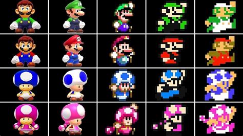 Super Mario Maker 2 All Characters Youtube