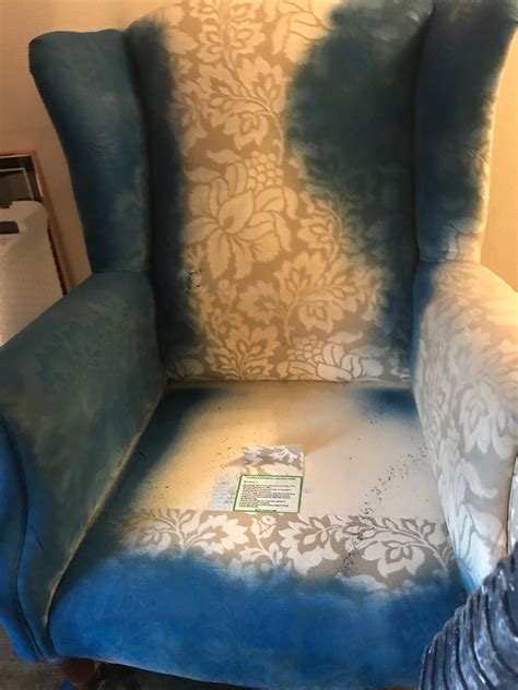 How To Dye A Fabric Chair Or Sofa The Burrow Painting Fabric Chairs