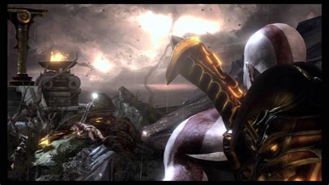 God Of War 3 Titan Kratos Vs Zeus Last Fight Youtube