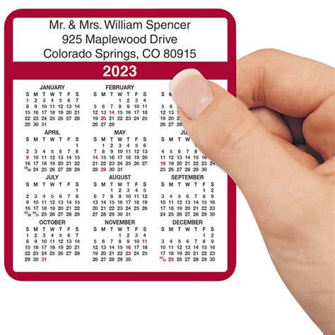 Personalized Self Stick Calendars Calendar Walter Drake