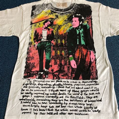 セディショナリーズ Tシャツ セックス ピストルズ ジョニーロットン Seditionaries Sex Pistols Johnny Rotten T Shirt 激レアその他｜売買され