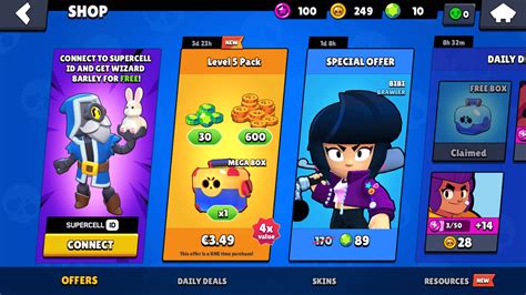 Shop Brawl Stars Interface In Game