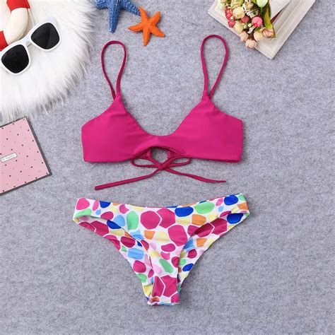 bikini set for women sexy dots mesh swimming beach hot sex picture