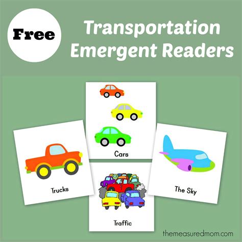 free transportation emergent readers the measured mom the measured mom