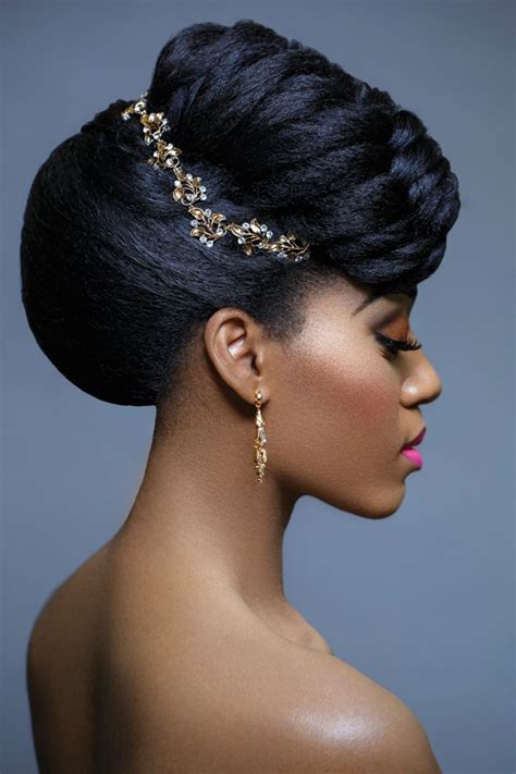 For thicker hair, use a firm hold product. 5 Sleek Wedding long hairstyles pinned on sides black ...