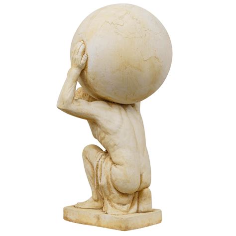 Kunstskulpturen Dekofigur Statue Skulptur Atlas Griechische Mythologie