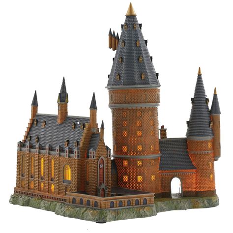 Hogwarts Great Hall And Tower Illuminated Model Building Harry Potter