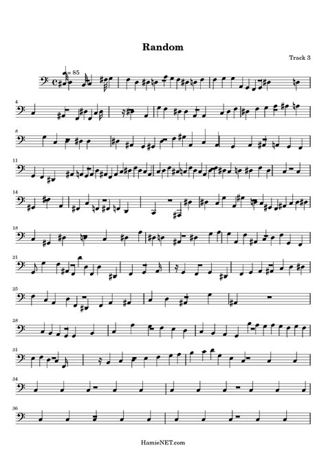Random Sheet Music Random Score