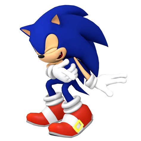 Dreamcast Sonic Laughing Render By Bandicootbrawl96 On Deviantart