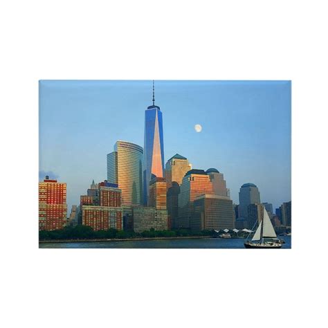 New York City Rectangle Magnet New York City Refrigerator Magnet