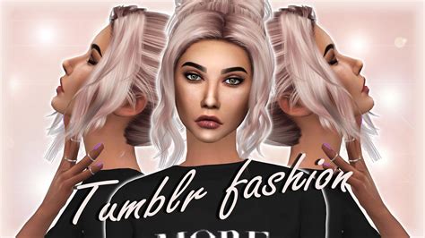 The Sims 4 Create A Sim Tumblr Fashion Collab Wmysticalplumbob