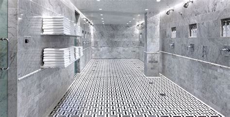 open shower appreciation — men s locker room shower at the cambridge club in