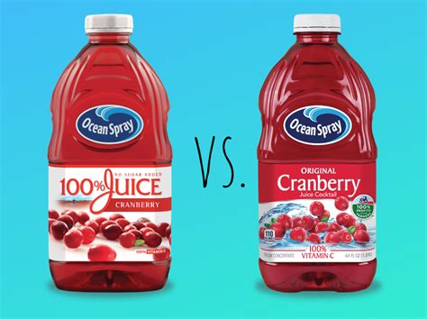 Cranberry Juice Vs Cranberry Cocktail Whats The Difference