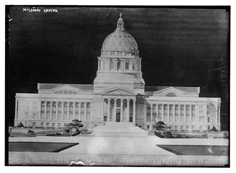 A Projected Design For The State Capitol Building Missouri Building