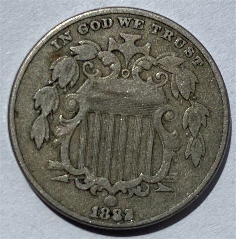 18823 United States Of America Nickel Five Cents M J Hughes Coins