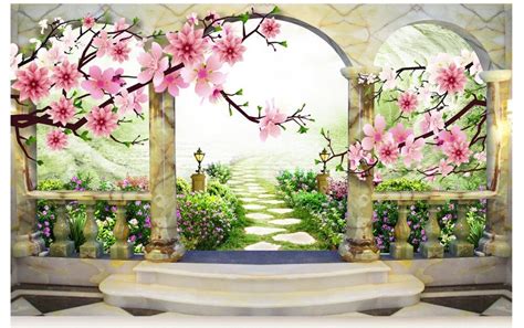 Custom Photo Wallpaper 3d Murals Wallpaper 3d Peach