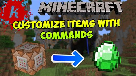 Minecraft Use Give Command To Get Items With Custom Nameslore