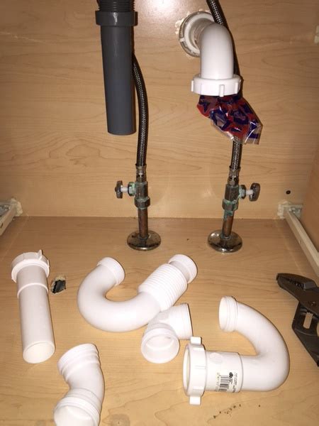 Connections, allowing for easy slip joint installation. P-trap Under Bathroom Sink Not Lining Up - Plumbing - DIY ...