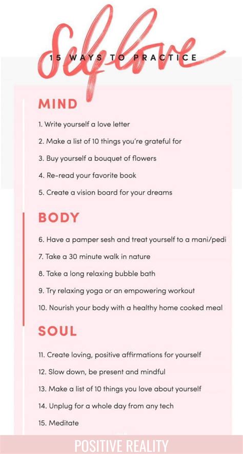 15 Ways To Practice Self Love Practicing Self Love Self Love