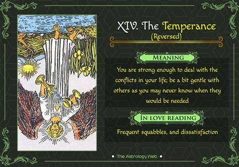 Finally, this card reflects higher learning. The Temperance Tarot: Meaning and Readings | The Astrology Web