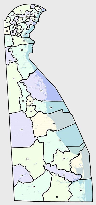 Delaware Representative District Map Map Of Naples Florida