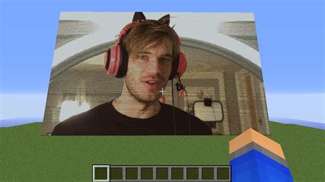 I Built Pewdiepie In Minecraft Youtube