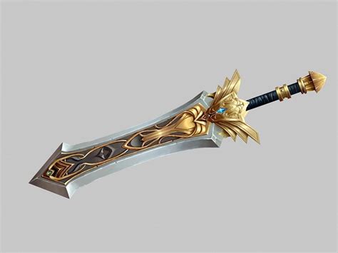 Awesome Anime Sword 3d Model 3ds Maxobject Files Free Download