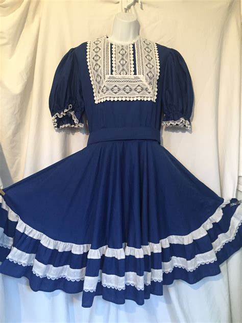 Vintage Square Dance Dress Prairie Dress Country Western Etsy