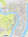 Tourist map of Lyon City Centre - Ontheworldmap.com