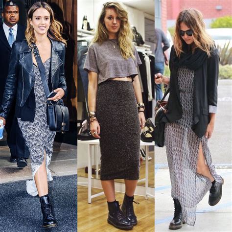 With A Long Skirt If Pairing Them With Pants Seems Obvious Here Is How To Wear The Dr Martens