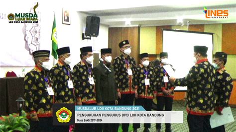 H Edi Sunandar A Md Terpilih Sebagai Ketua DPD LDII Kota Bandung Dalam Musdalub LDII JAWA BARAT