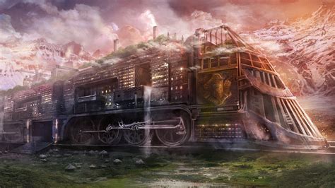 Steampunk Train Train Art Steampunk City Steampunk Artwork