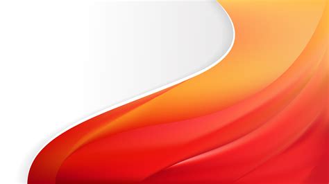Free Abstract Red And Orange Wave Business Background Vector Image