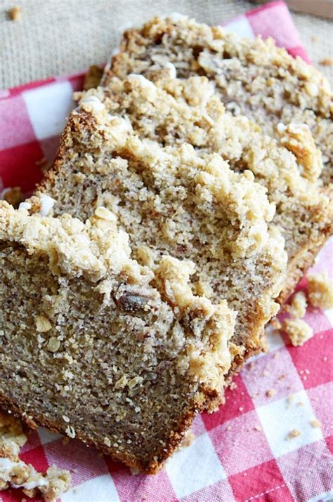 Combine the flour, baking powder, baking soda and salt; Brown Sugar Banana Streusel Bread | Recipe | Banana bread recipe with streusel topping, Streusel ...