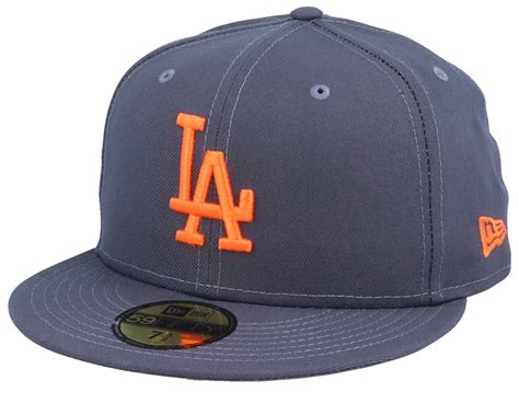 Los Angeles Dodgers League Essential 9fifty Dark Greyorange Fitted