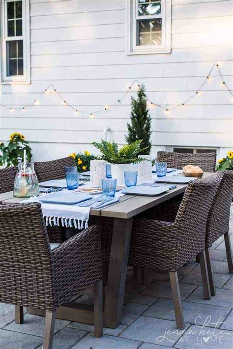 Our Outdoor Coastal Style Patio Reveal Jenna Kate At Home