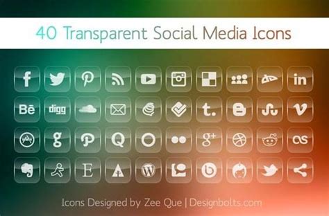 Transparentsocialmediaicons