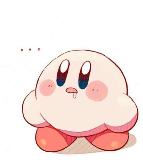 Cute Kirby Cartoon Character