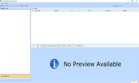 View Outlook Express Dbx File And Folder Information At One Place