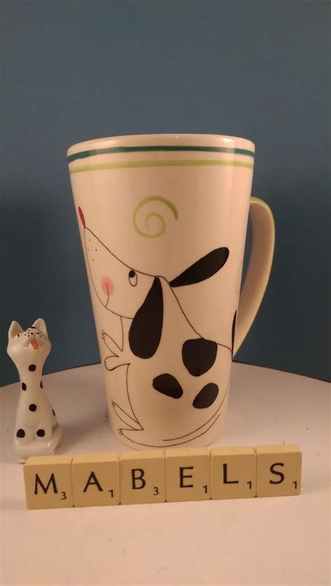 Whittard ~spotty Dog~ Latte Mug Latte Mugs Spotty Dog Mugs