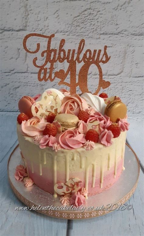 Pin By Estefy On Tortas De Adulto 40th Birthday Cakes Birthday Drip Cake 40th Cake