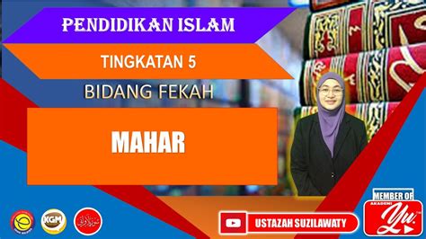Mahar L Pendidikan Islam L Tingkatan 5 L Bidang Fekah L Pelajaran 12