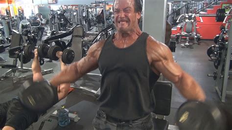 Bill Mcaleenan 55 Year Old Bodybuilder Shoulder Workout Youtube