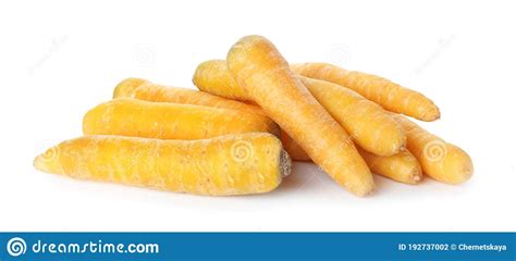 Fresh Raw Yellow Carrots Isolated Stock Photo Image Of Cook Crop