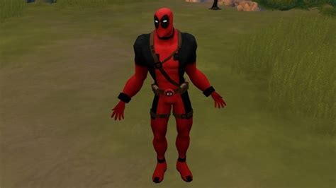Deadpool Costume By G1g2 At Simsworkshop Sims 4 Updates