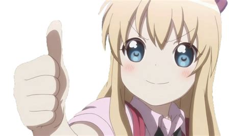 Yuru Yuri Kyoko Toshino Thumbs Up Transparent By Dksrshadowdancer On