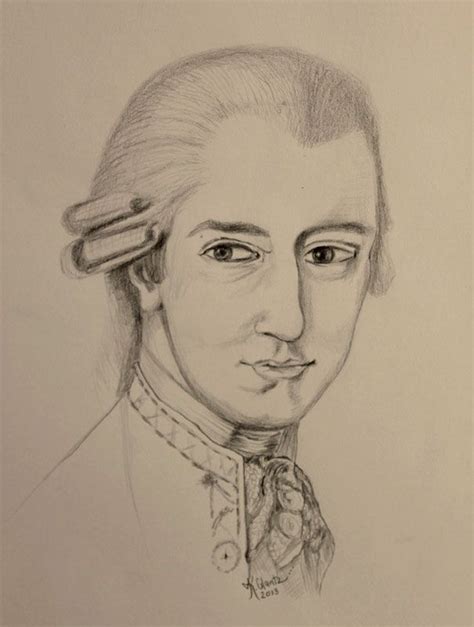 Mozart Drawing At Explore Collection Of Mozart Drawing